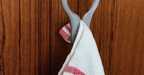 Towel hanger - remix for kitchen countertops by Johny.Whooof | Download free STL model ...