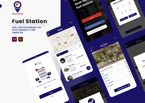 Fuel Station app on Behance