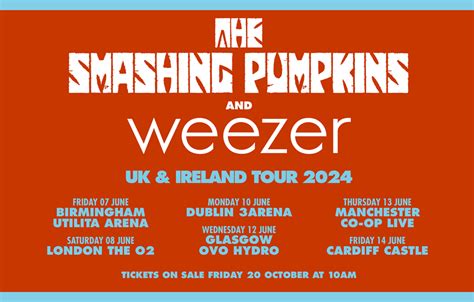 Smashing Pumpkins 2024 Tour Dates - Amii Lynsey