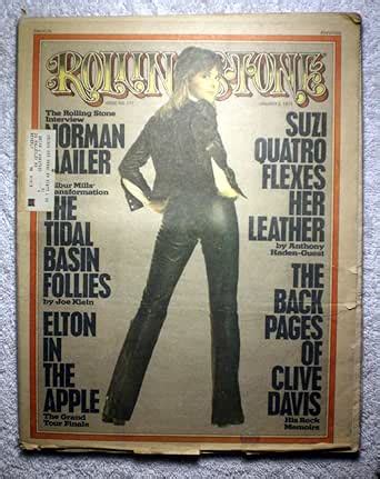 Suzi Quatro (Leather Tuscadero) - Happy Days - Rolling Stone Magazine - #177 - January 2, 1975 ...