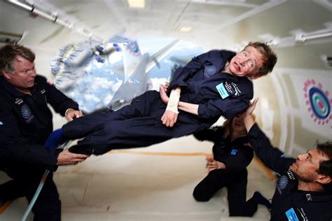 Stephen Hawking in Zero Gravity : r/photoshopbattles