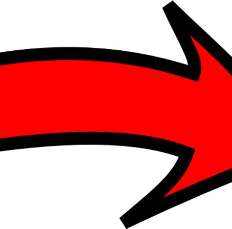 Transparent Arrow Curved Png - Red Arrow Clipart - Full Size Clipart (#5243144) - PinClipart