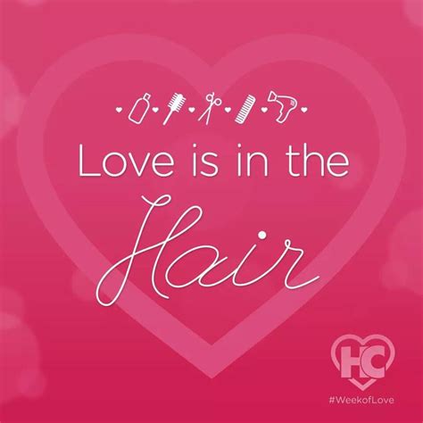 Love is in the hair | Hair quotes, Love your hair, Valentine hair