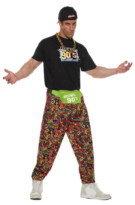 90s Baggy Pants Adult Costume - PureCostumes.com