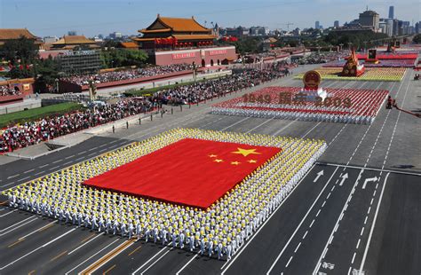 China's National Day in timelapse