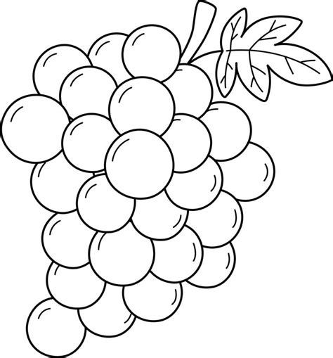 Grapes Coloring Page