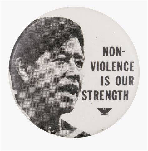 Non-violence Cesar Chavez - Cesar Chavez Button , Free Transparent ...