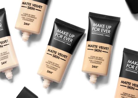 Make Up For Ever Matte Velvet Skin Foundation - CrystalCandy Makeup Blog | Review + Swatches