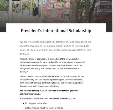 The best City University of London Scholarships for International ...