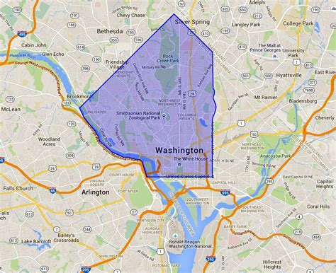 Map Of Nw Dc - Tulsa Zip Code Map