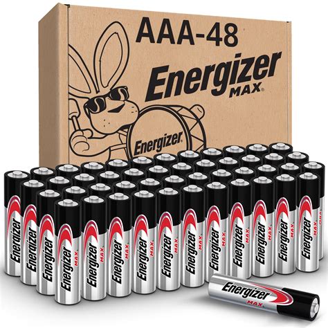 Energizer MAX AAA Batteries, Alkaline Triple A Batteries (48 Pack ...