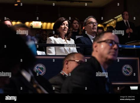 Governor Kathy Hochul watches Inauguration ceremony for New York ...