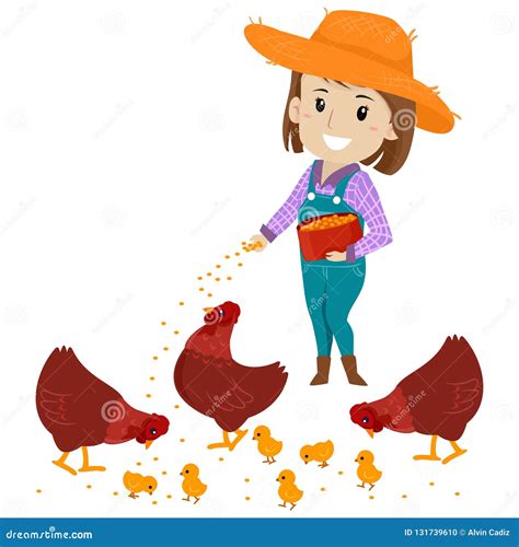 Farmer Girl Dressed In Work Jumpsuit. Cute Cartoon Character Showing Anger. | CartoonDealer.com ...