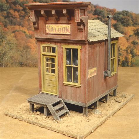 On30 On3 Western Town Saloon O Scale Diorama | Model trains, Model railroad, Ho scale buildings