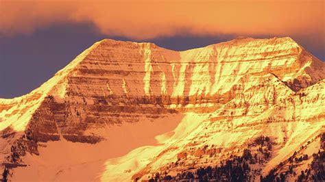 Mount Timpanogos sunrise on December 22, 2020 Photograph by Patrick Rouin