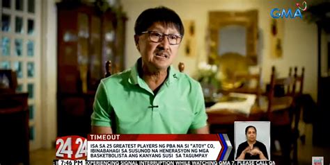 Basketball legend Atoy Co describes his love of the game: 'Parang kumakain ka ng masarap na ...