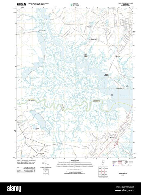 Map of marmora new jersey Cut Out Stock Images & Pictures - Alamy