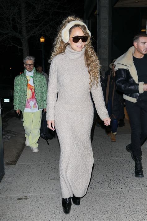 MARIAH CAREY Shopping at Gucci in Aspen 12/30/2023 – HawtCelebs