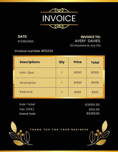 Modern Business Invoice Templates 002896 Template Cat - vrogue.co