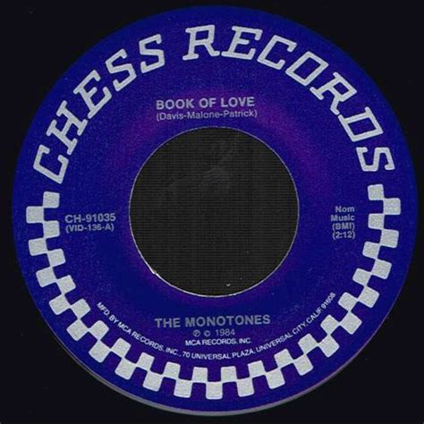 The Monotones - The Book Of Love / Soft Shadows | Discogs