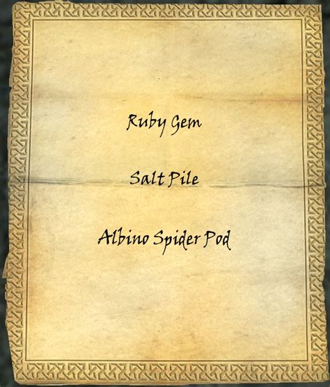 Skyrim Spider Imbuing Chamber Recipes | Deporecipe.co