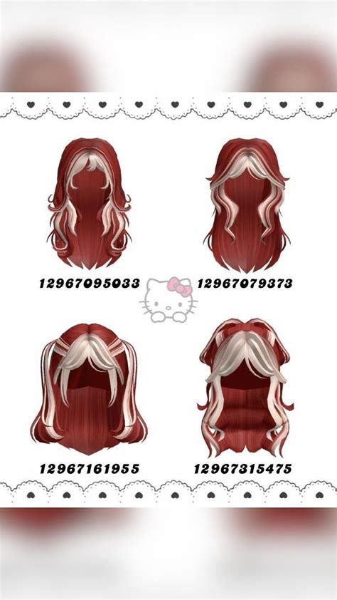 Roblox hair codes – Artofit