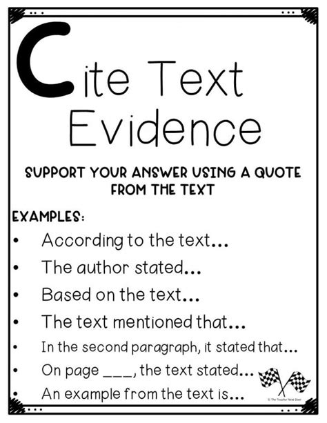 Citing Textual Evidence Worksheet – Zip Worksheet