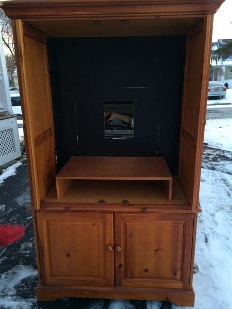 Clunky TV Armoire Turned Custom Closet - Tuesday's Treasures - FunCycled | Armoire makeover ...