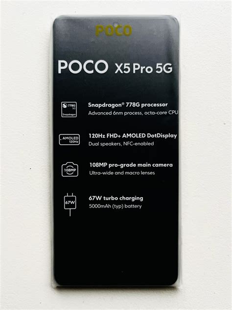 Poco X5 Pro 5G live shots, key specifications revealed - Gizmochina