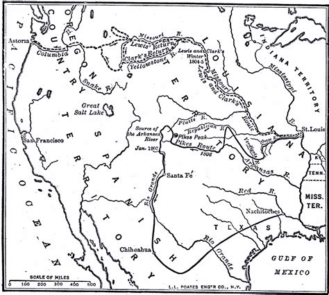 Routes of Lewis and Clark