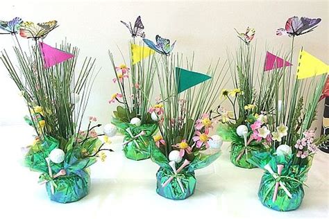 Golf Party on Ladies Golf World | Golf centerpieces, Golf party, Golf decor