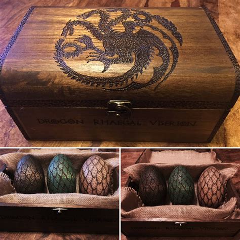 Dragon Eggs Game of Thrones Daenerys Targaryen inspired chest | Etsy ...