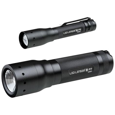 LED Lenser P7 Black Torch with P3 Key Ring Torch | RSIS