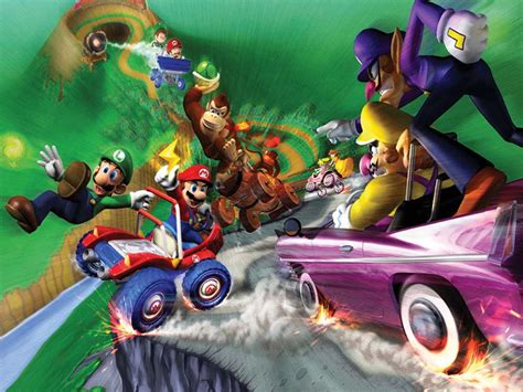 Download Nintendo Mario Video Game Mario Kart Double Dash HD Wallpaper