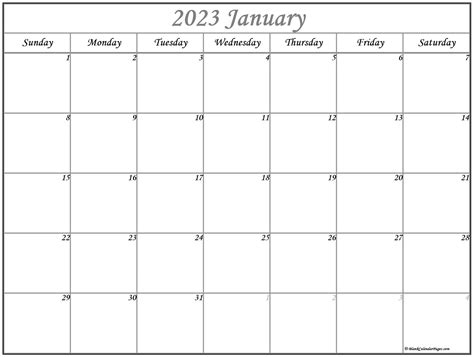 January 2023 calendar | free printable calendars