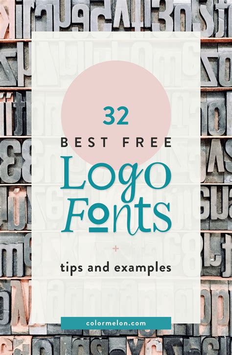 best-free-logo-fonts-with-commercial-use-license | Colormelon