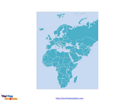 Free EMEA Map with 100+ Countries - Free PowerPoint Template