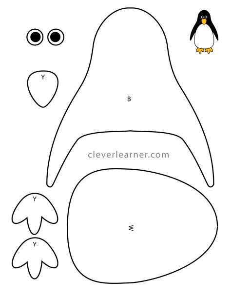 Step by step making of a penguin craft