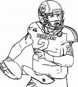 30  Football Player Coloring Pages Free Printable PDF & Online sketch template
