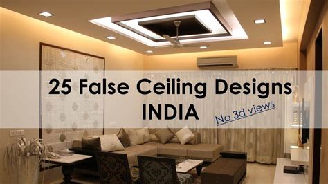 False ceiling designs India for Living room ,Dining, Kitchen and ...