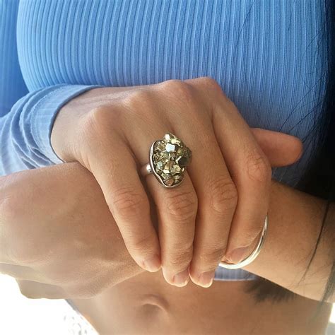 Pyrite Ring - Buy High Quality Handcrafted Crystal Jewellery - Conscious Stones