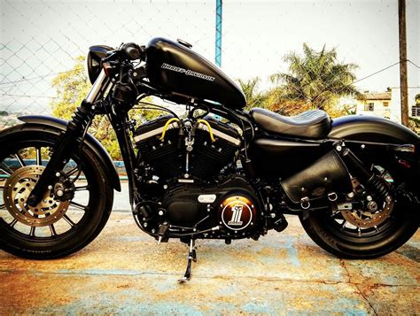 Harley Davison Iron 883 customizada Goiânia/GO/Brasil #Algcunha # ...