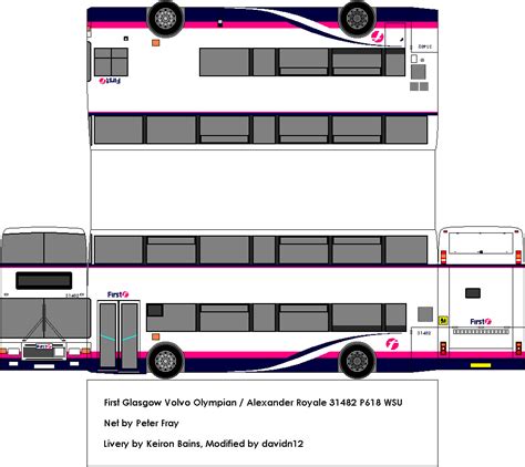 First Glasgow Volvo Olympain 31482 P618 WSU paper bus | Flickr