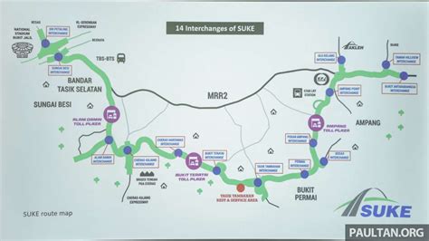 SUKE Highway Map and list of interchanges - paultan.org