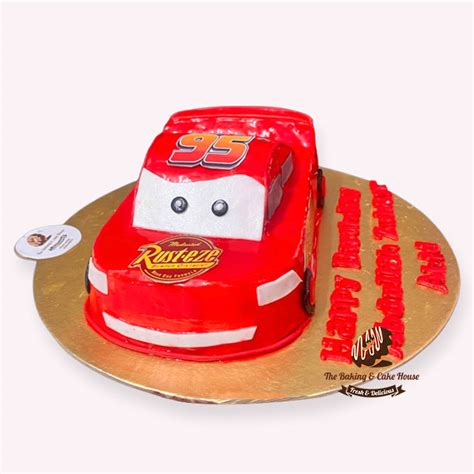 Red Car Theme Cake for kid – The Baking & Cake House