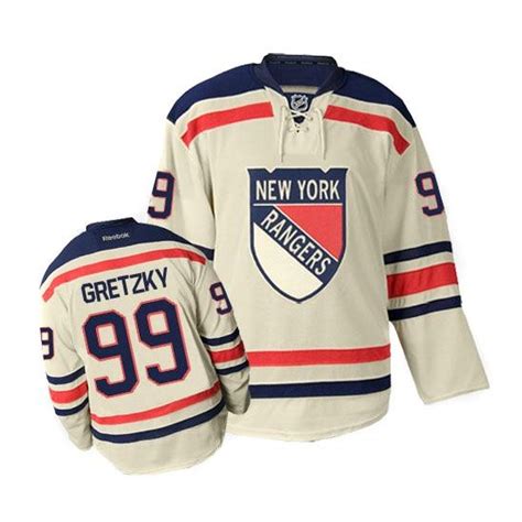 Wayne Gretzky New York Rangers Reebok Authentic Cream Winter Classic ...