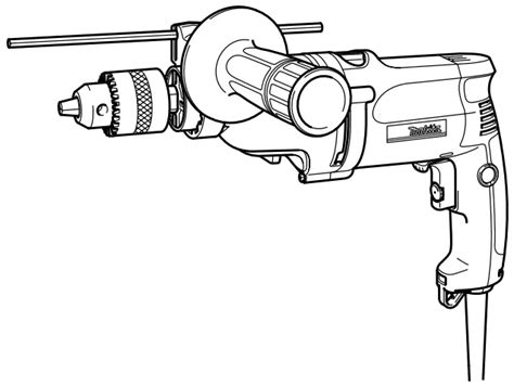 makita HP2050, HP2050F, HP2051F 2 Speed Hammer Drill Instruction Manual