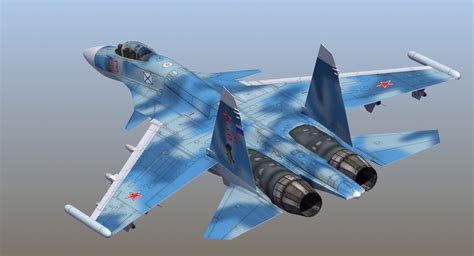 Su-33 flanker d fighter aircraft 3D model - TurboSquid 1217461