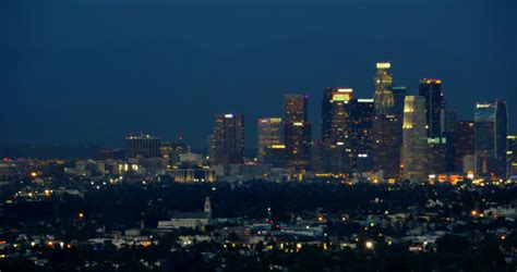 The West Part Of The Downtown Phoenix Arizona Skyline. HD 1080p. Stock ...