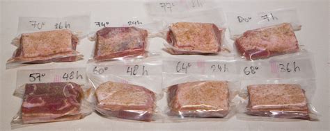 Pork Belly Sous-Vide Time and Temperature Experiment – Stefan's Gourmet Blog | Pork belly, Sous ...